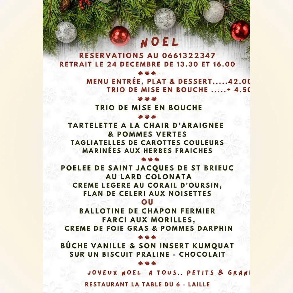 Menu_La Table du 6_Laillé_image_1