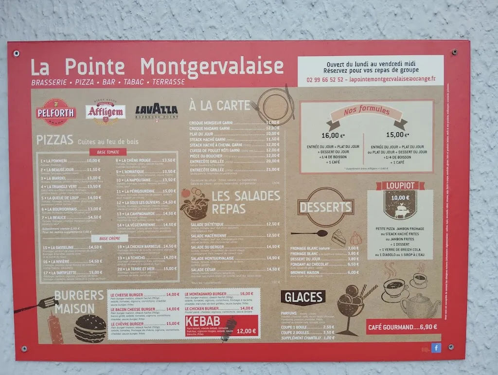 Menü_La Pointe Montgervalaise_Mézière_Bild_2