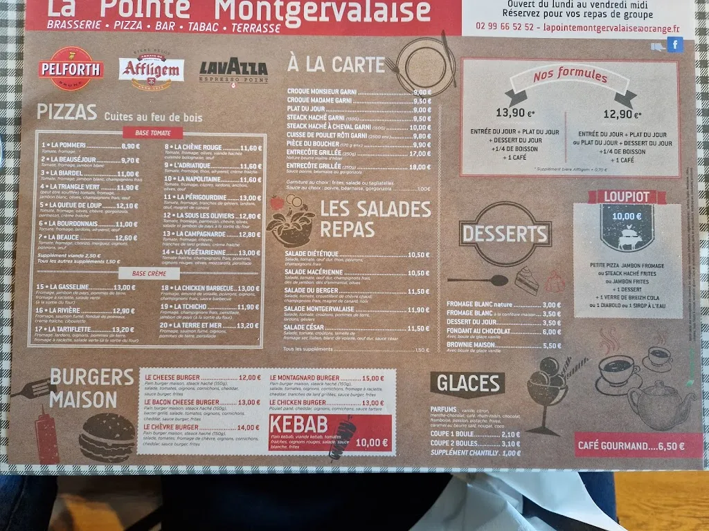 Menü_La Pointe Montgervalaise_Mézière_Bild_3