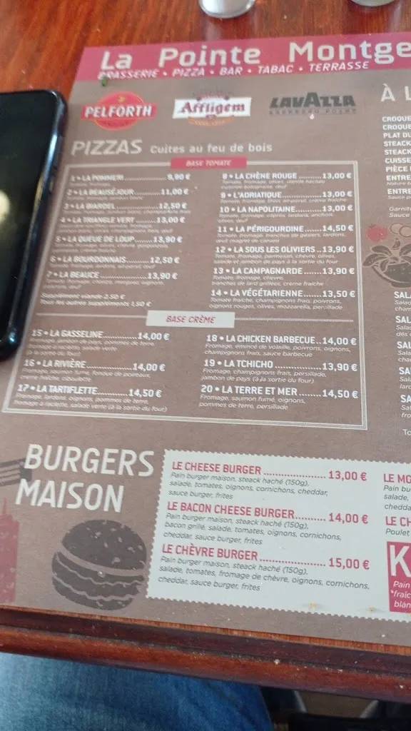 Menü_La Pointe Montgervalaise_Mézière_Bild_4