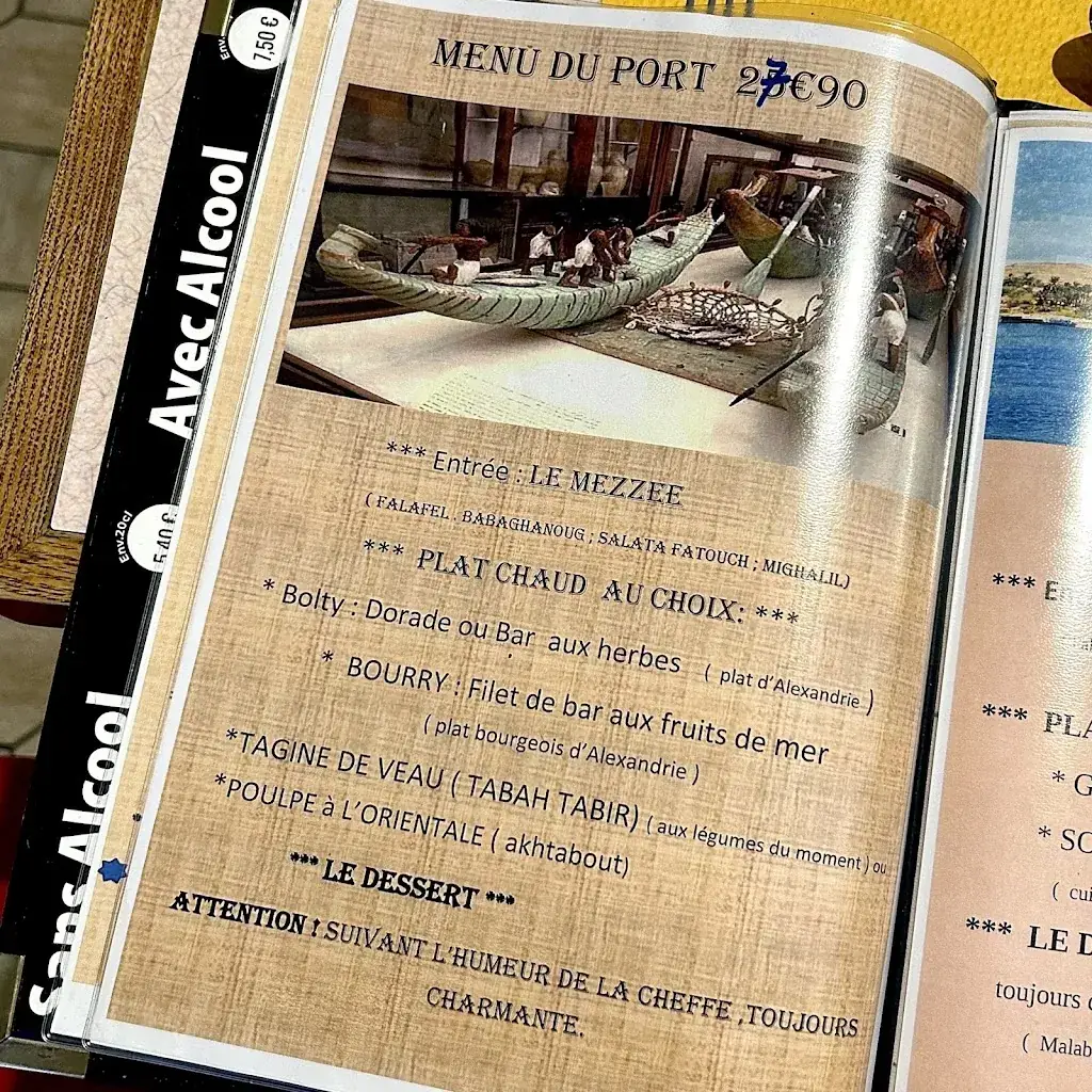 Menü_Restaurant Alexandrie_Vichy_Bild_3