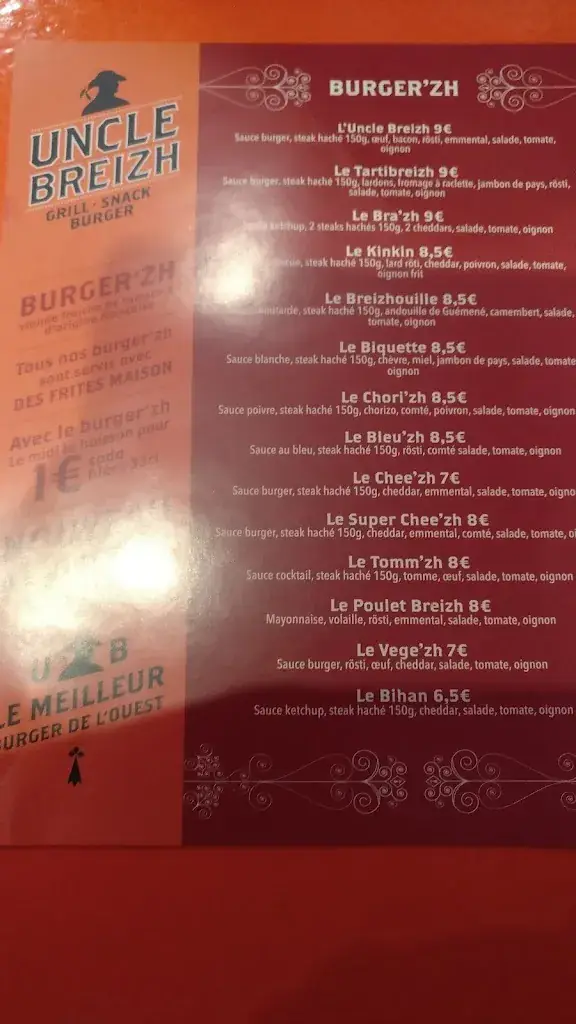 Menu_Uncle Breizh Landévant_Landévant_image_3