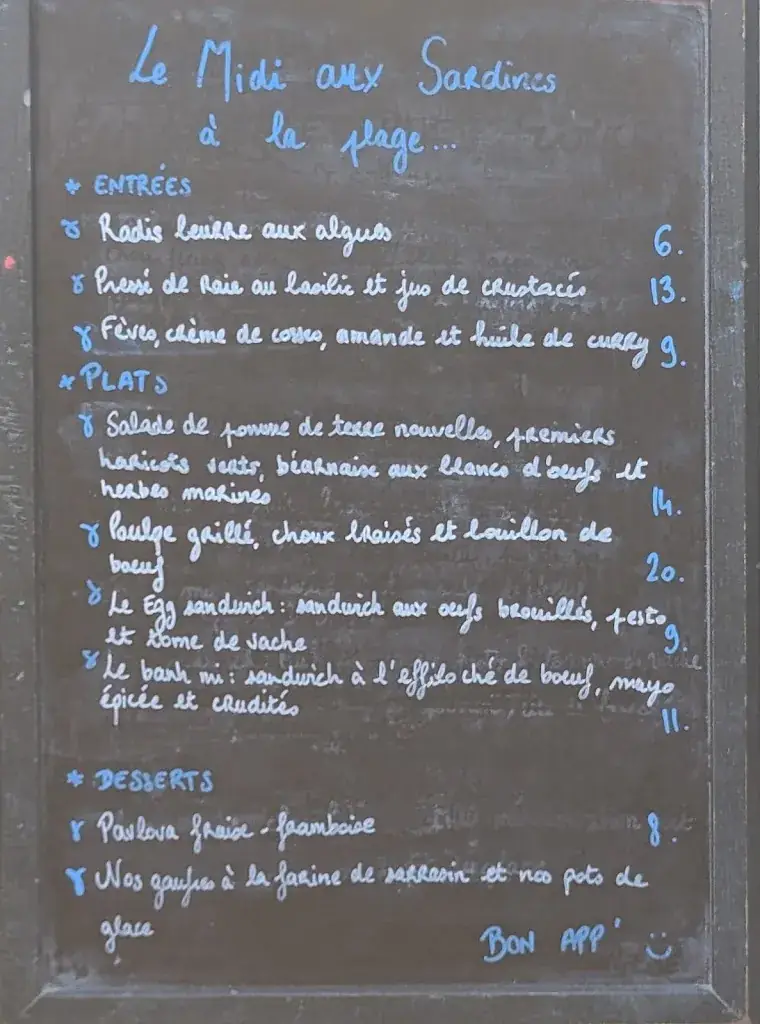 Menu_Les sardines à la plage_Lancieux_image_2