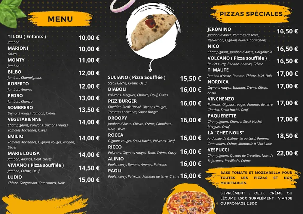 Menu_Pizzeria Le Chez Nous_Lancieux_imagen_1