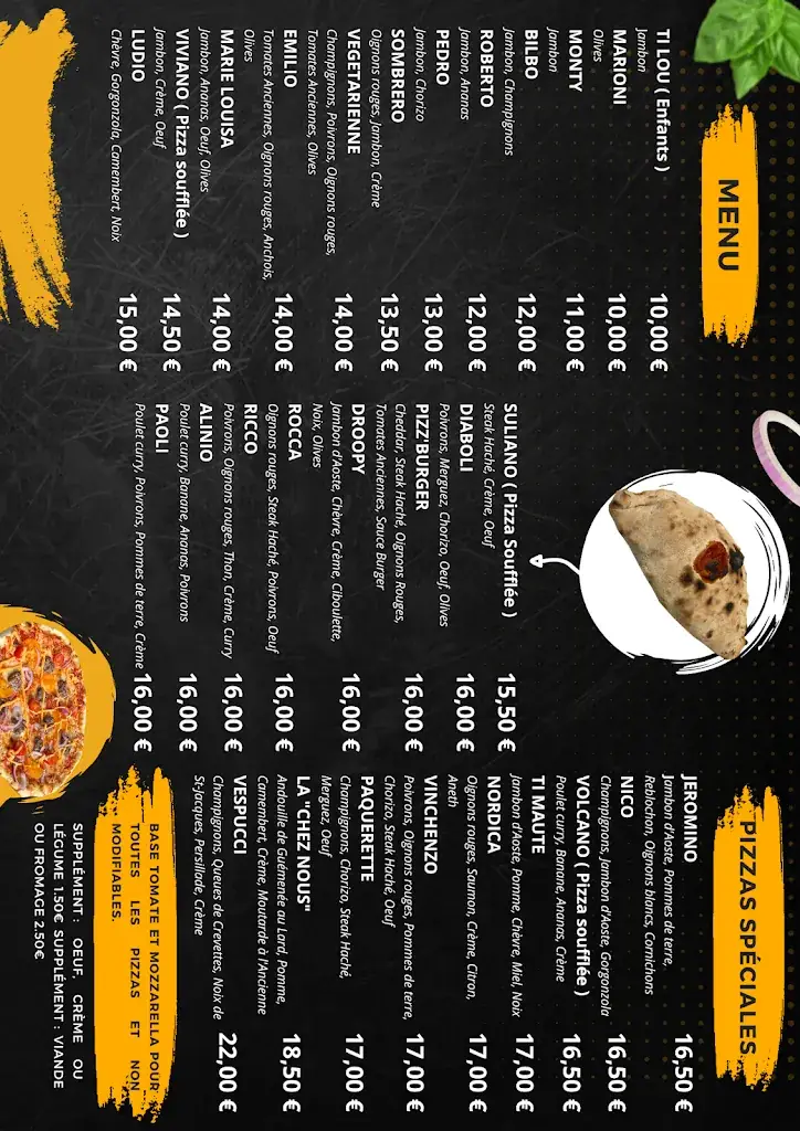 Menu_Pizzeria Le Chez Nous_Lancieux_imagen_2