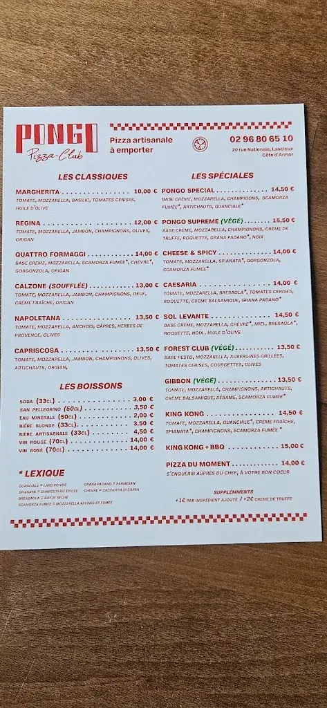 Menu_Pongo Pizza club_Lancieux_image_2