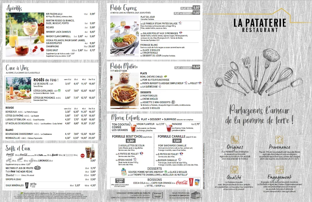 Menu_Restaurant La Pataterie Guipavas (Brest)_Guipavas_image_1