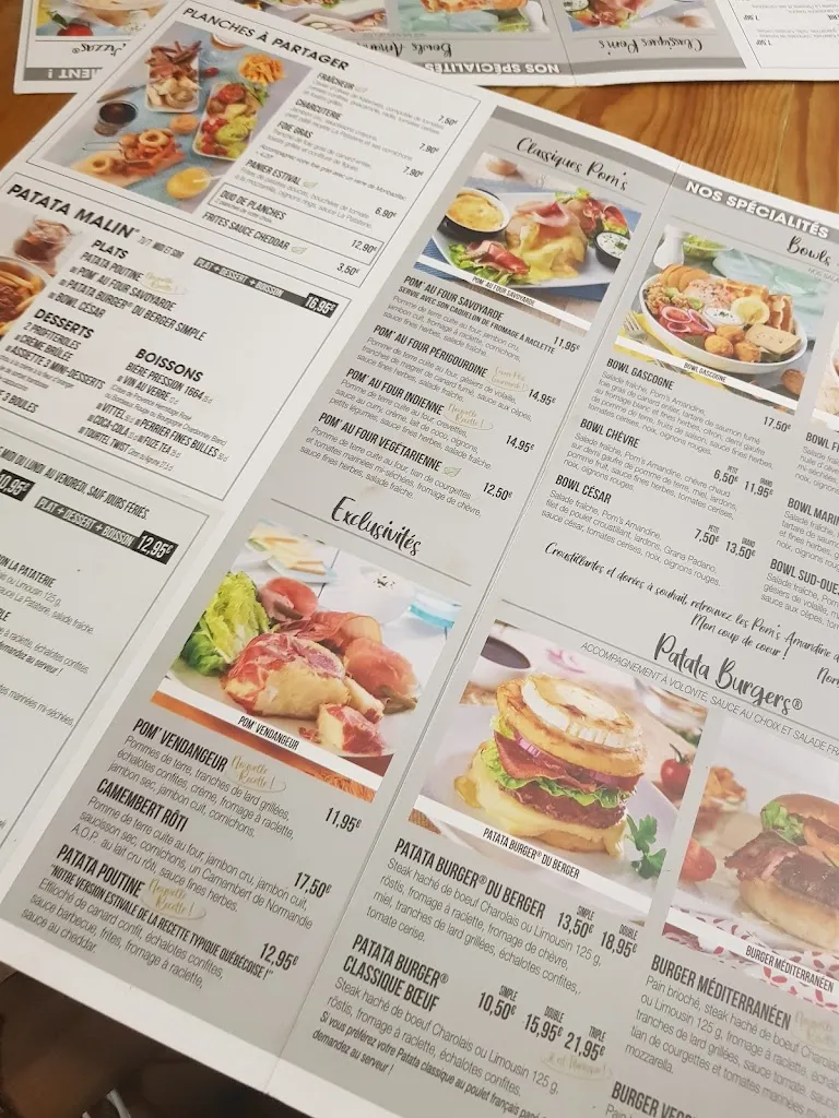 Menu_Restaurant La Pataterie Guipavas (Brest)_Guipavas_image_4