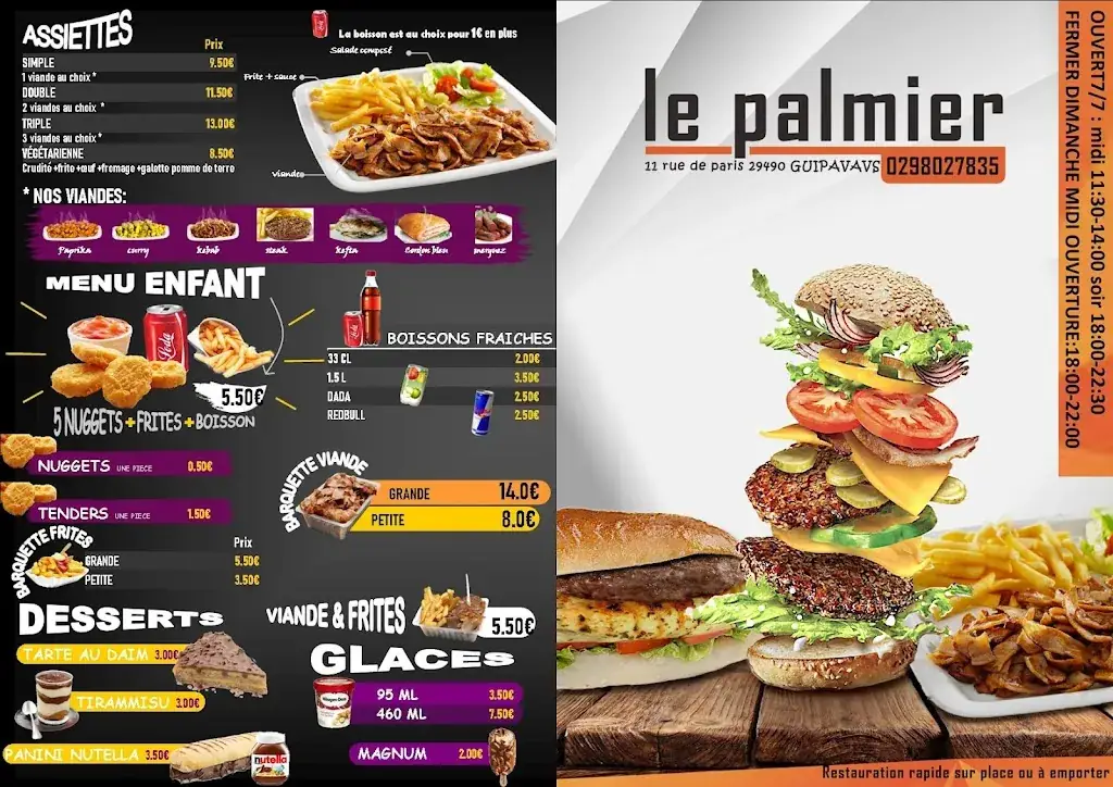 Menu_Le Palmier_Guipavas_immagine_2