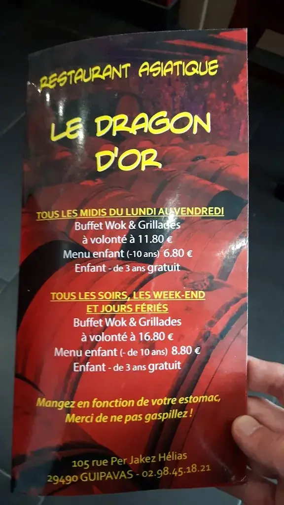 Menu_Dragon d'Or Sarl_Guipavas_immagine_2