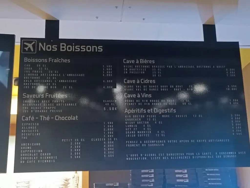 Menu_L'Ambassade Bretonne Aéroport_Guipavas_image_1