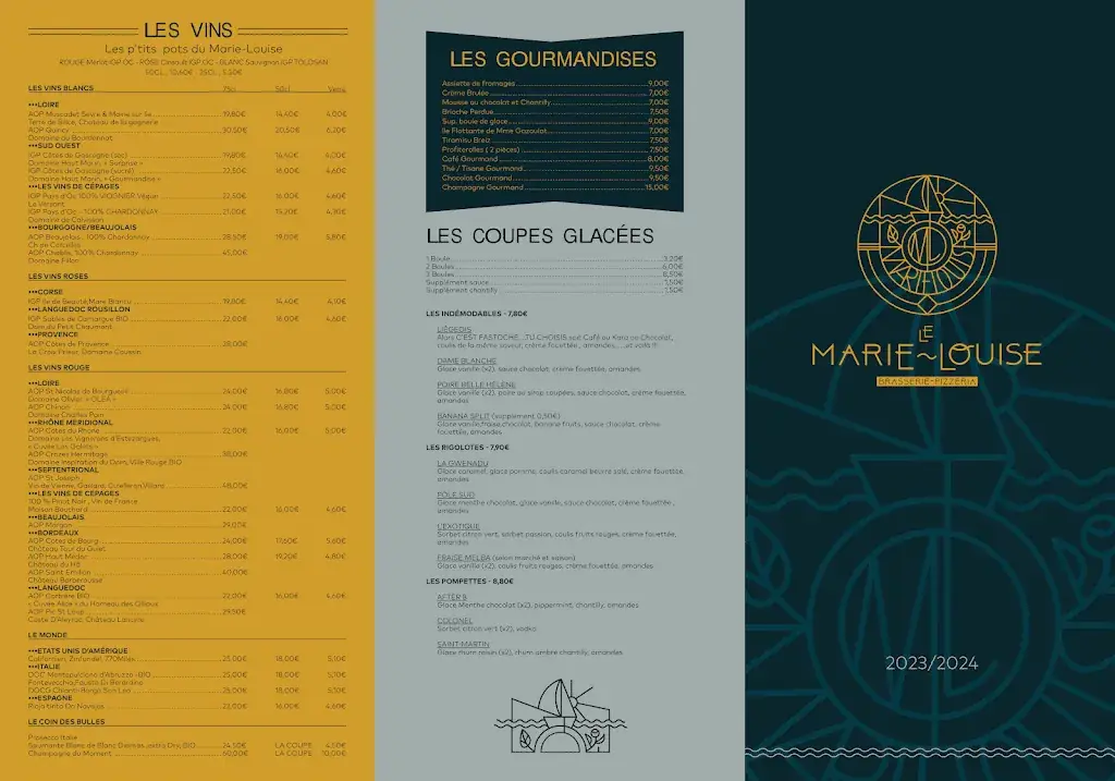 Menu_Le Marie Louise_Brest_image_4