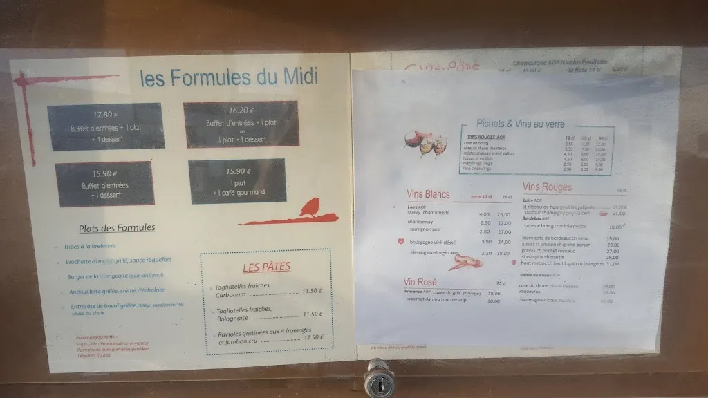 Menu_La Mangeoire_Brest_image_1