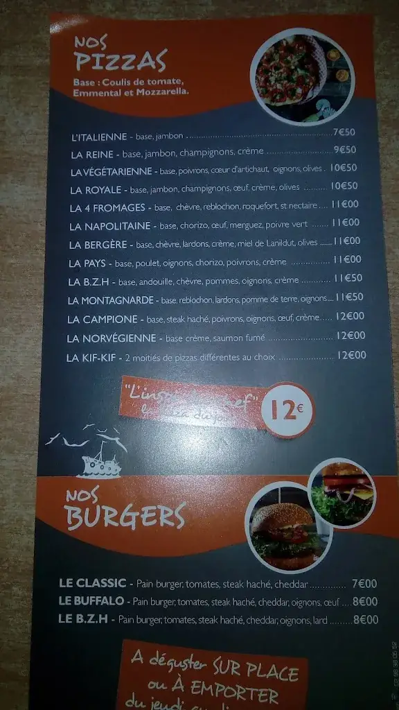 Menü_L'Auberge de la Mer_Lanildut_Bild_2