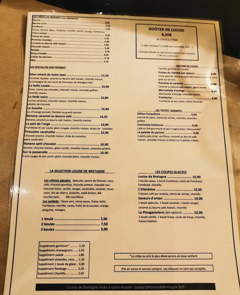 Menu_Louise de Bretagne_Conquet_image_1