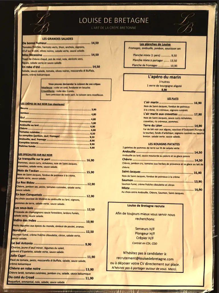 Menu_Louise de Bretagne_Conquet_image_4