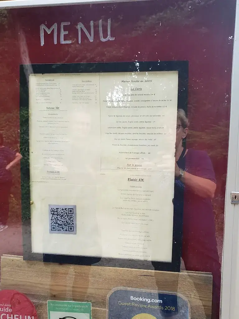 Menu_Auberge De Bel Air_Brélès_image_2