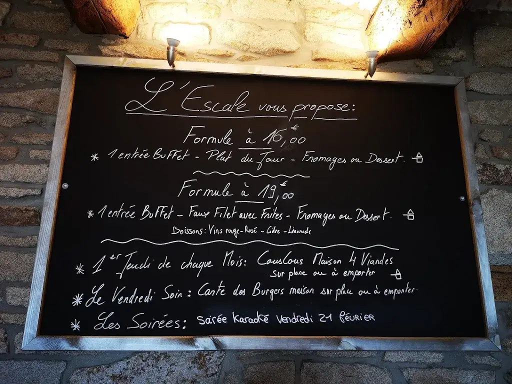 Menu_L'Escale. Charlotte et Sebastien_Locmalo_image_1