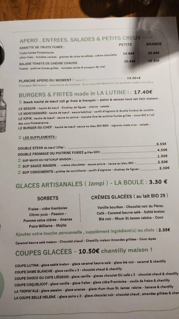 Menu_Crêperie Restaurant La Lutine_Lanmeur_image_3