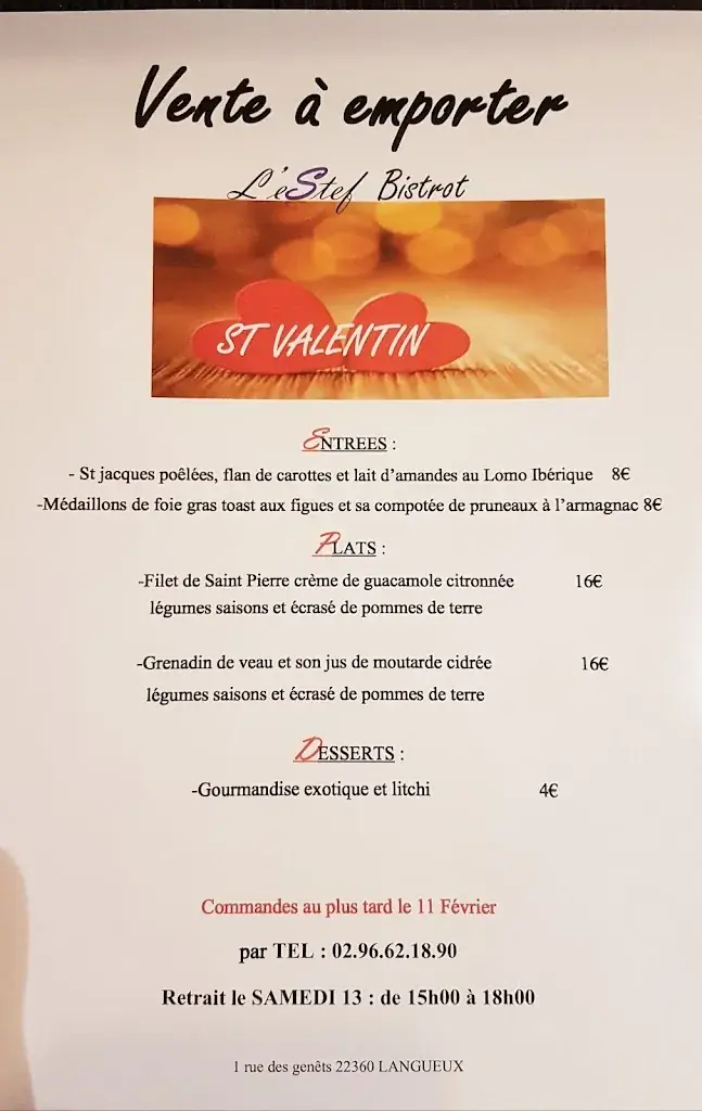 Menu_L'estef Bistrot_Langueux_image_1