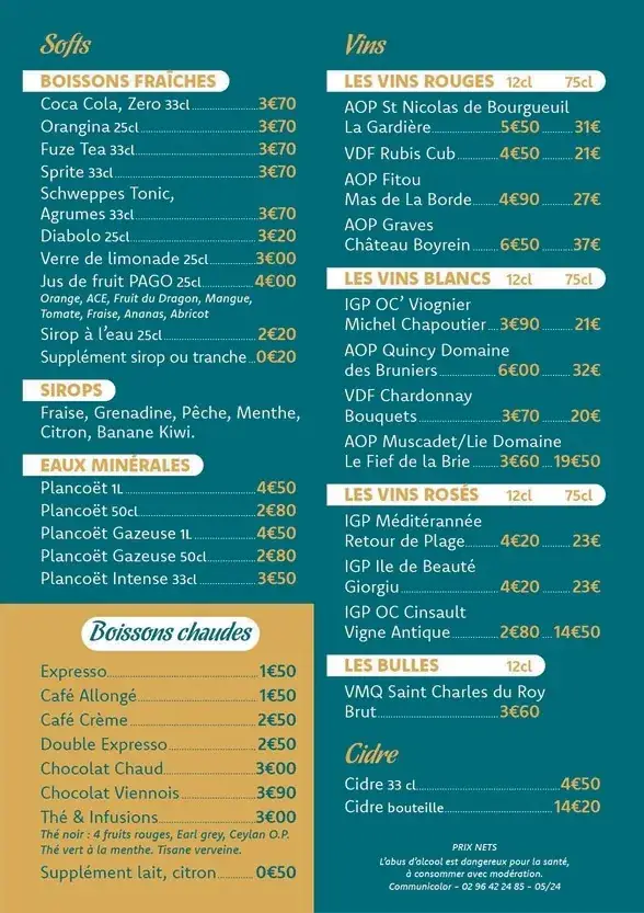 Menu_Au bistrot des grèves_Langueux_image_3