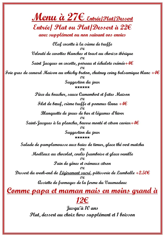 Menü_Restaurant Entre Nous_Lamballe_Bild_2