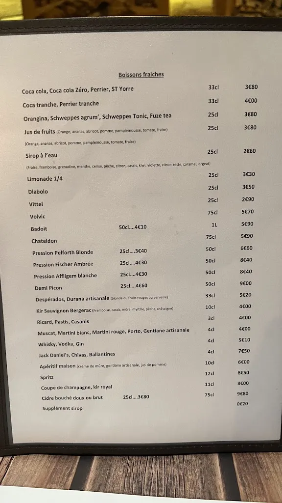 Menu_BRASSERIE LES PLANCHES_Besse-et-Saint-Anastaise_image_4