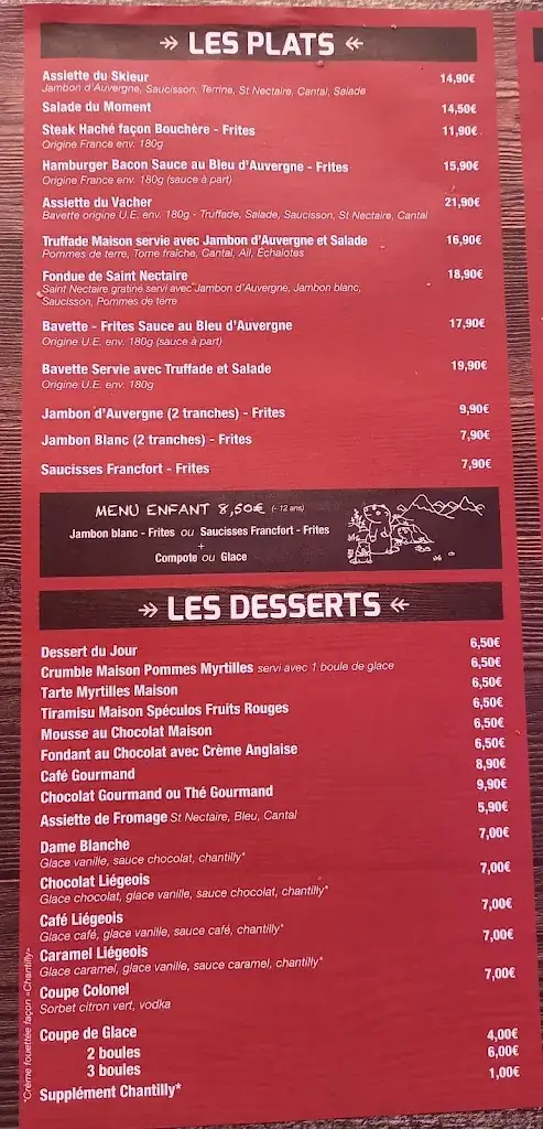 Menu_Le Bessard Brasserie_Besse-et-Saint-Anastaise_image_2