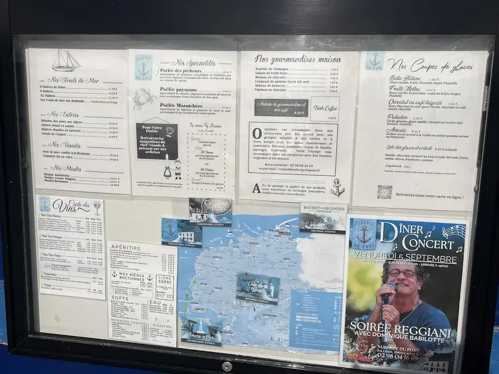 Menu_Auberge du Pont_Lannilis_immagine_1