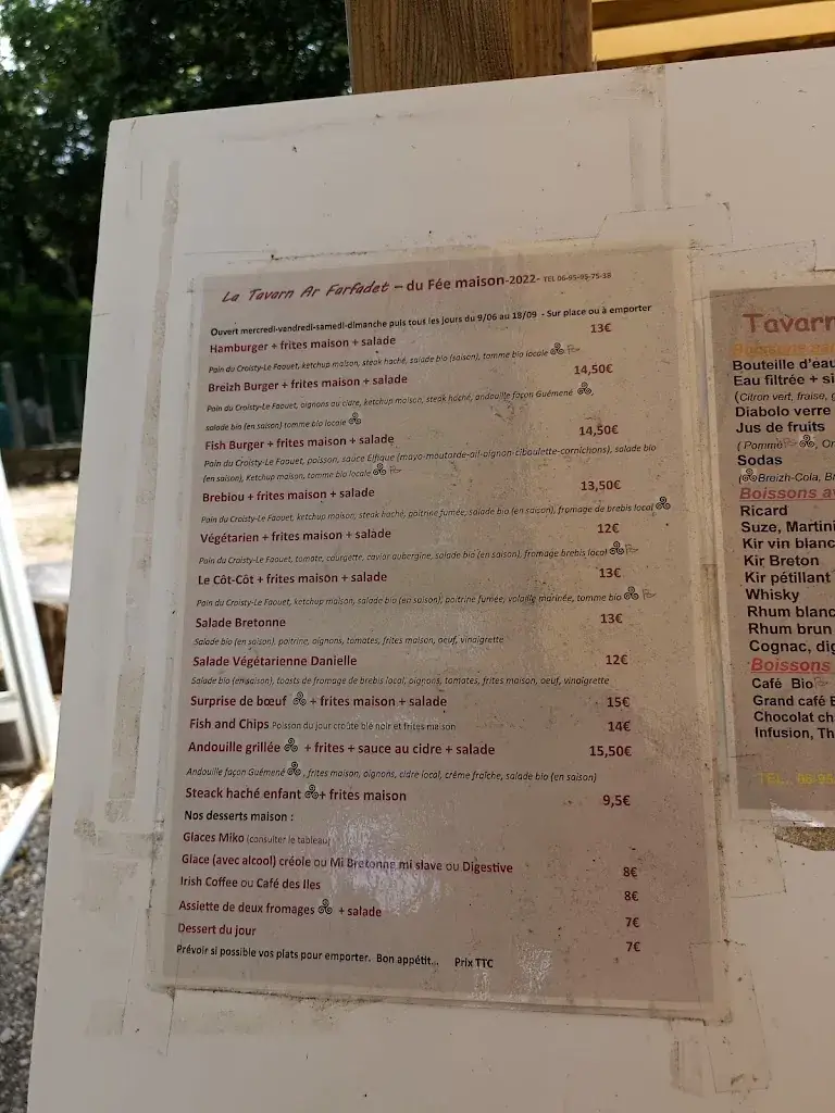 Menü_TAVARN AR FARFADET_Priziac_Bild_1