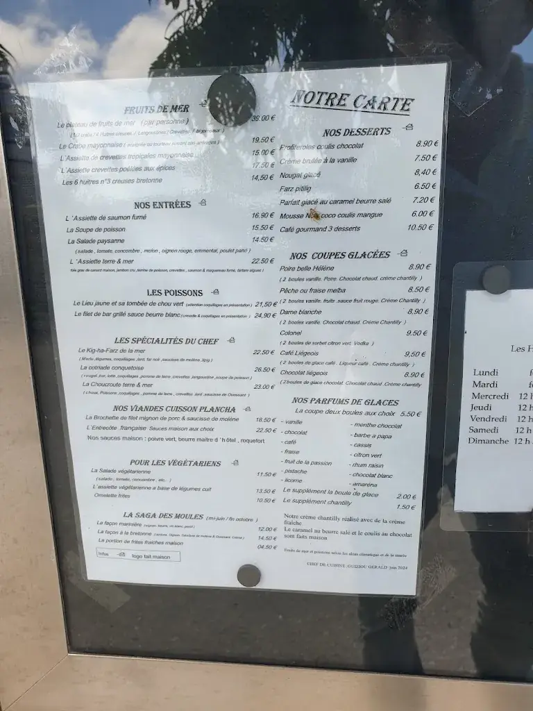 Menu_Le Hangar du Pecheur_Conquet_immagine_2