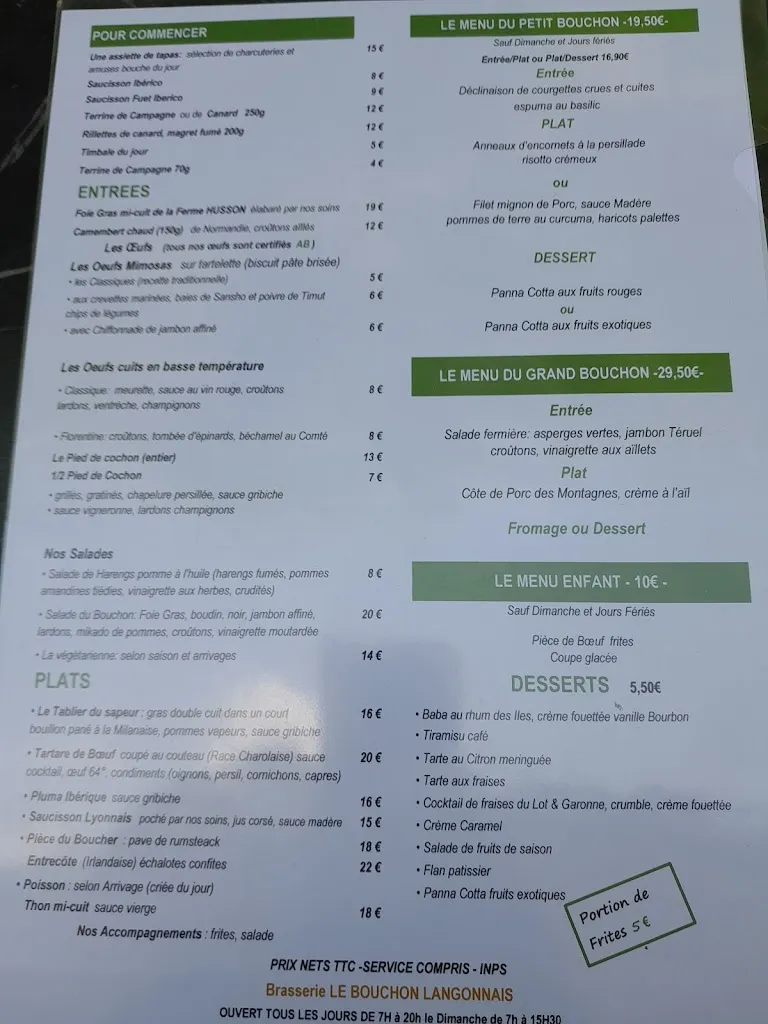 Menu_Le Bouchon Langonnais_Langon_immagine_2