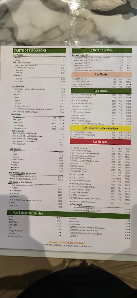 Menu_Le Bouchon Langonnais_Langon_immagine_4