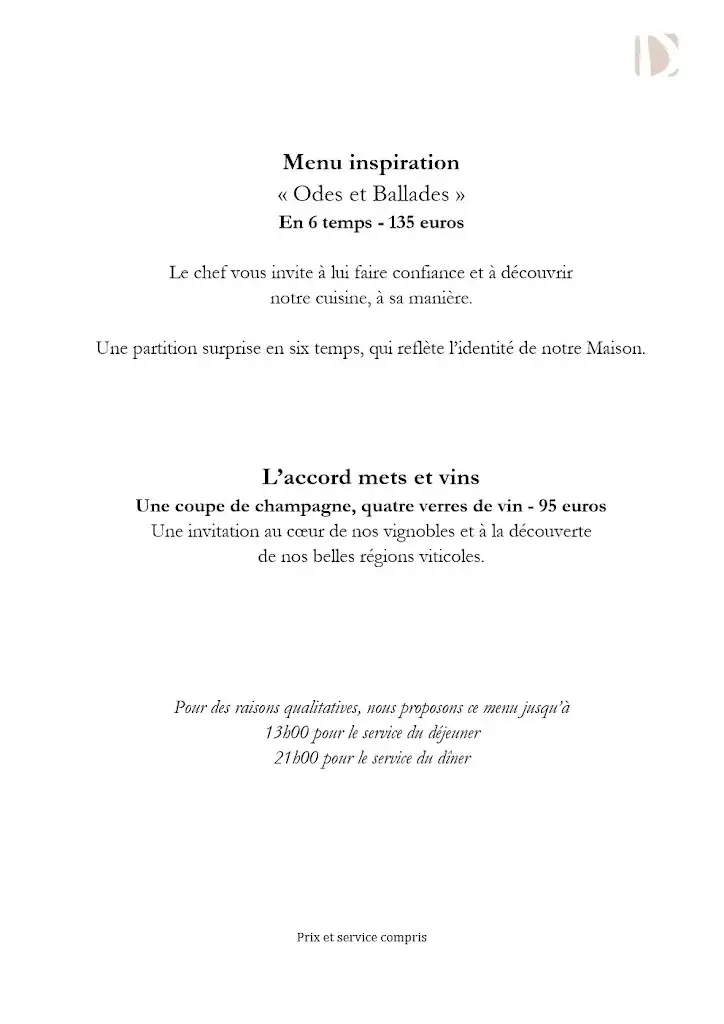 Menu_La Table de la Maison Darroze_Langon_image_3