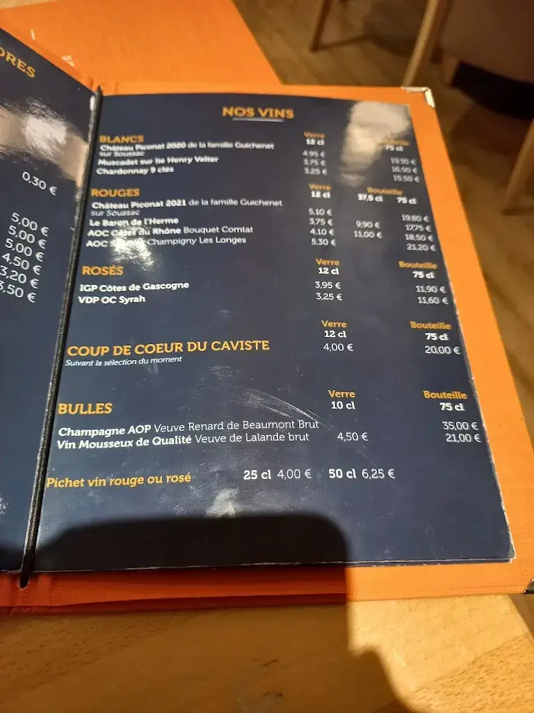 Menü_Les Comptoirs d'Alice et Jules_Langon_Bild_1