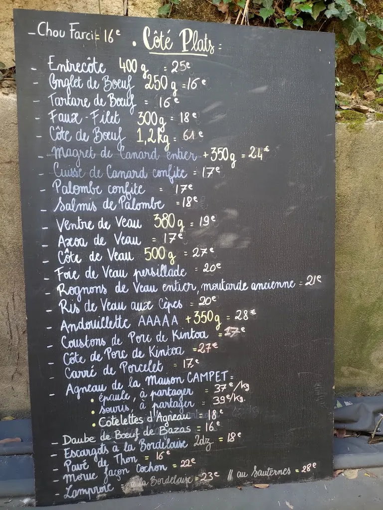 Menu_restaurant le cochon volant_Langon_immagine_4