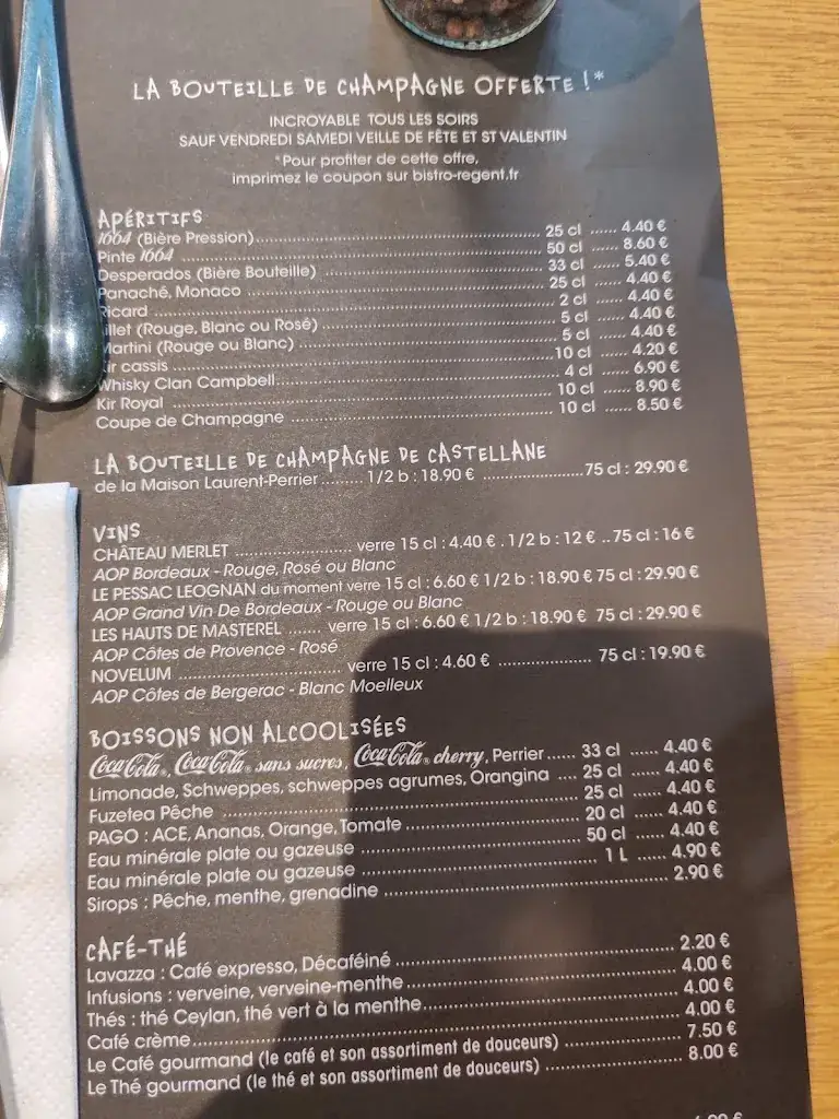 Menu_Bistro Regent Langon_Langon_immagine_2