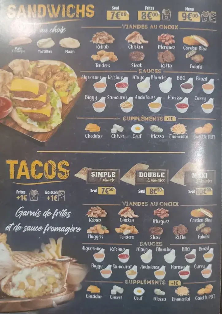 Menu_O Nâan Tacos Langon_Langon_image_1