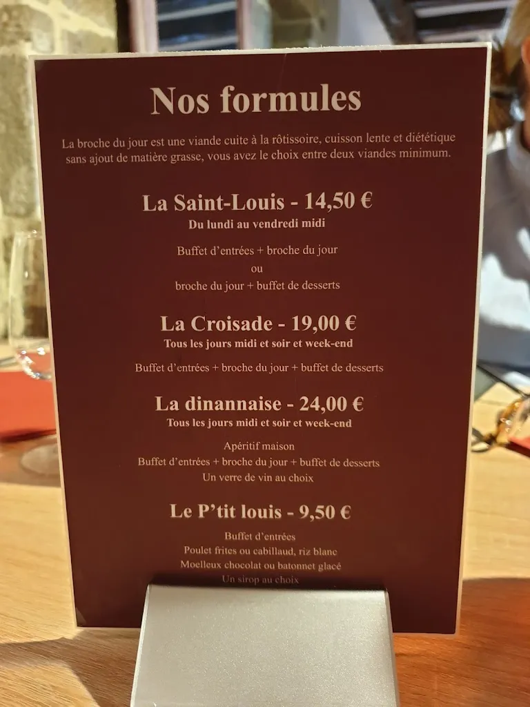 Menu_Le Saint Louis : Restaurant en Centre-Ville de Dinan (Repas de Groupe)_Dinan_image_4