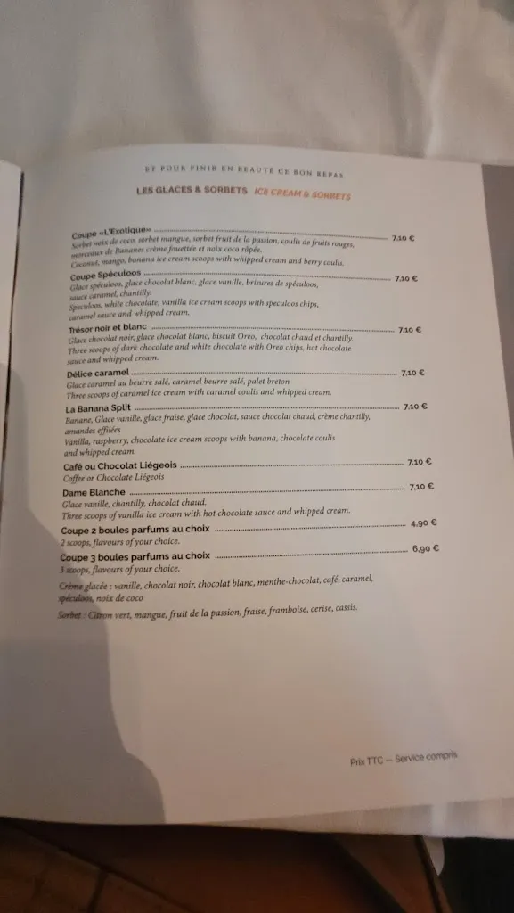 Menu_La Taverne - Table de caractère - Lécousse_Lécousse_immagine_1