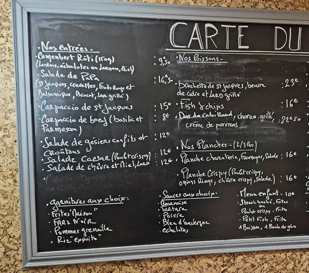 Menu_Le Bistrot De Papa_Lesneven_image_2