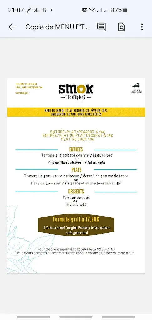 Menu_Smok - Ile d'Apigné_Rheu_image_2
