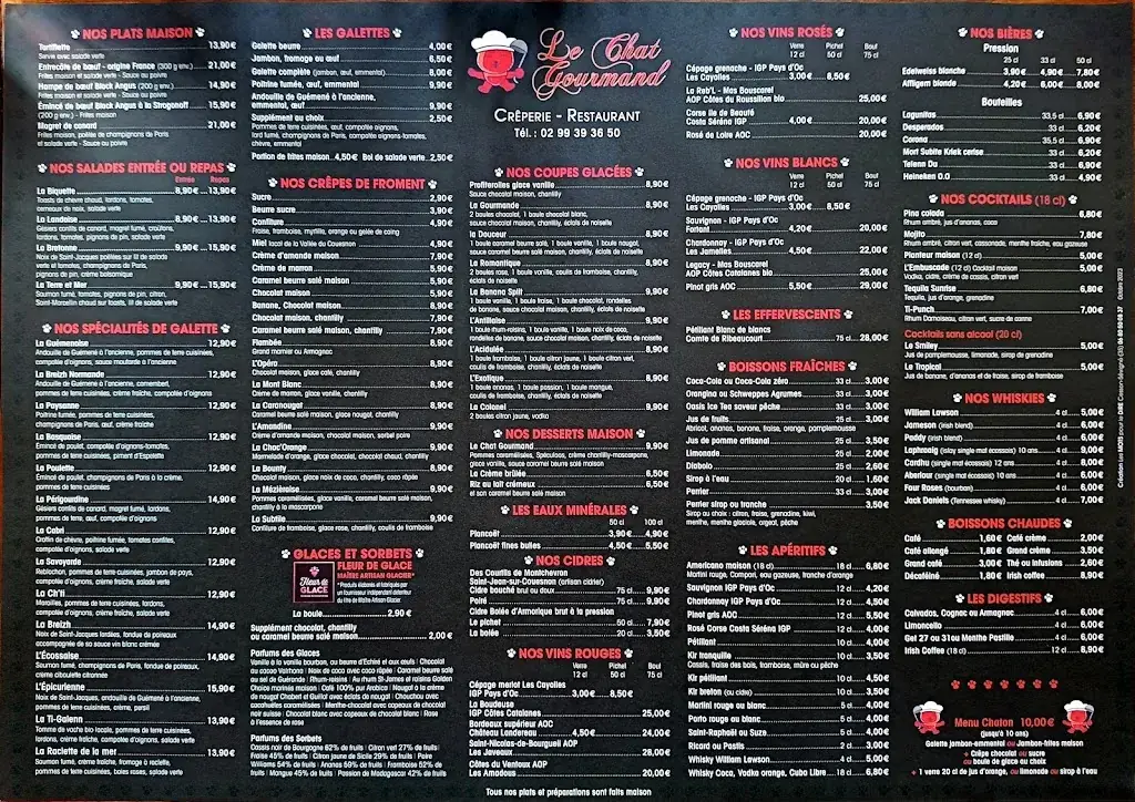 Menu_Le Chat Gourmand_Mézières-sur-Couesnon_image_2