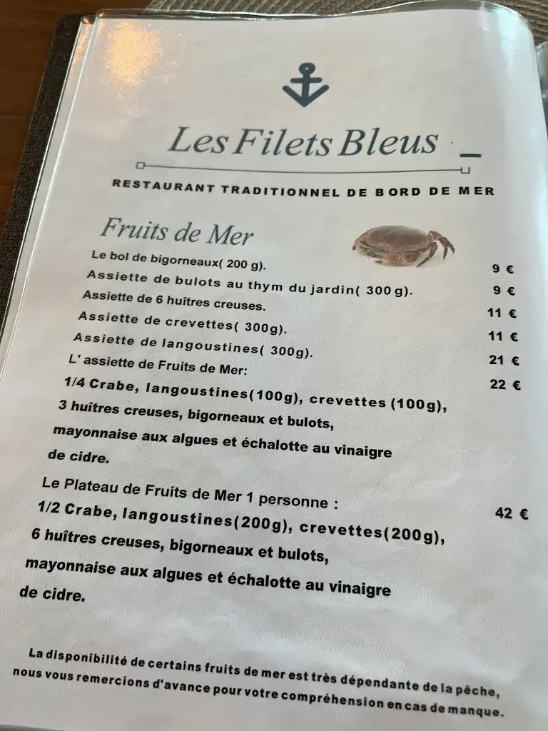 Menu_Les Filets Bleus_Trédrez-Locquémeau_image_3