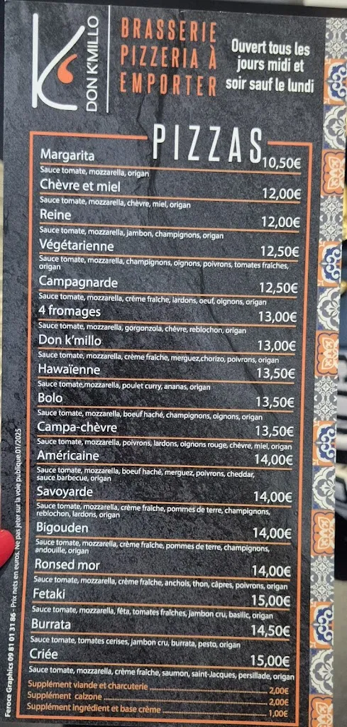 Menu_Pizzeria restaurant Don K'millo_Locoal-Mendon_image_2