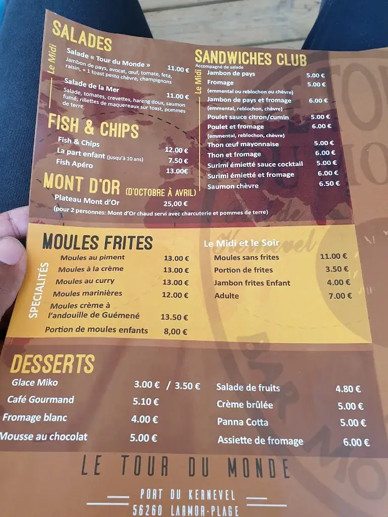 Menu_Le Tour du Monde_Larmor-Plage_image_1