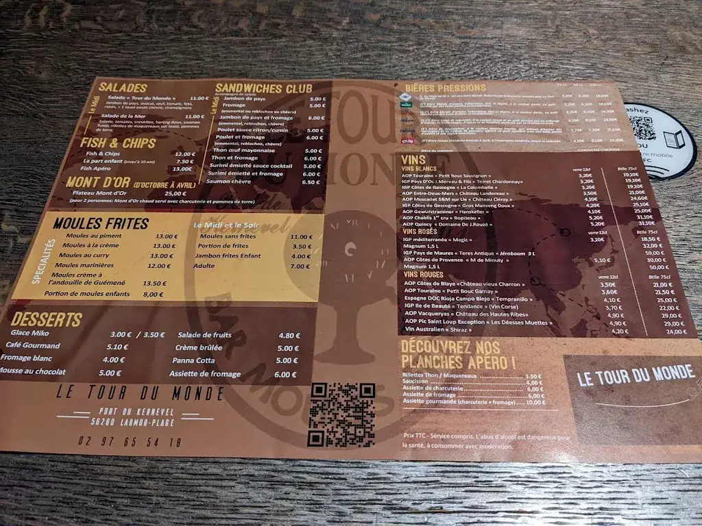Menu_Le Tour du Monde_Larmor-Plage_image_2