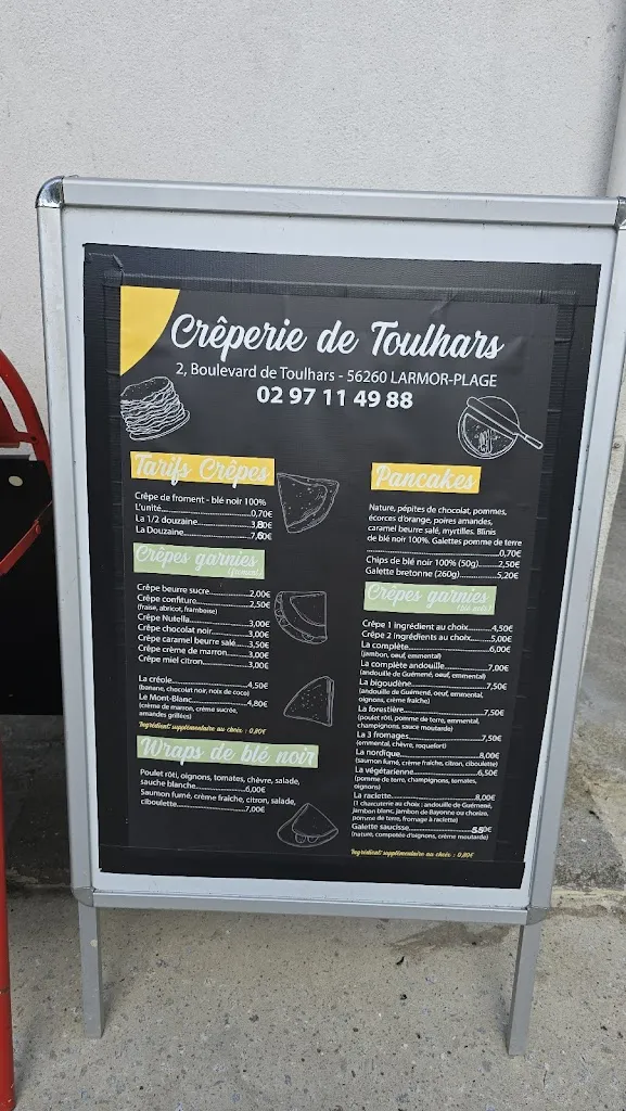 Menu_Crêperie de Toulhars_Larmor-Plage_image_1