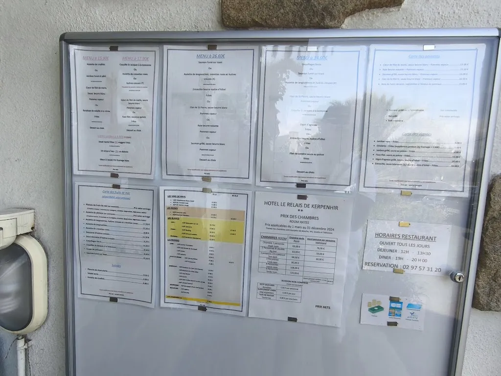 Menu_Le Relais de Kerpenhir_Locmariaquer_imagen_1