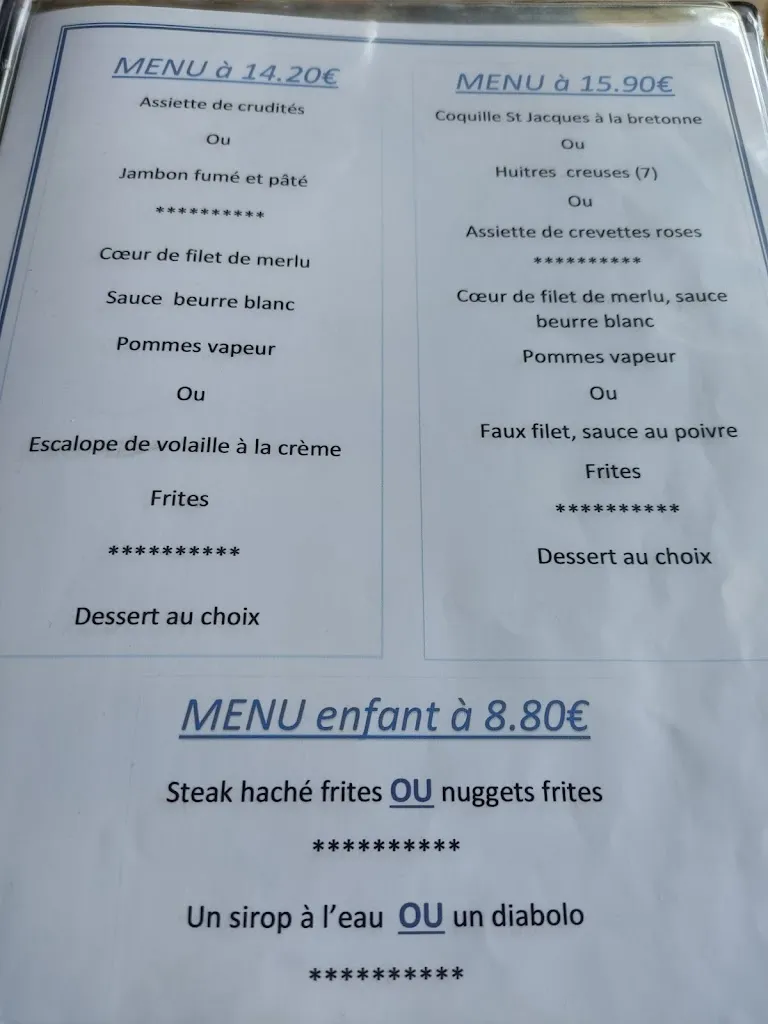 Menu_Le Relais de Kerpenhir_Locmariaquer_imagen_3